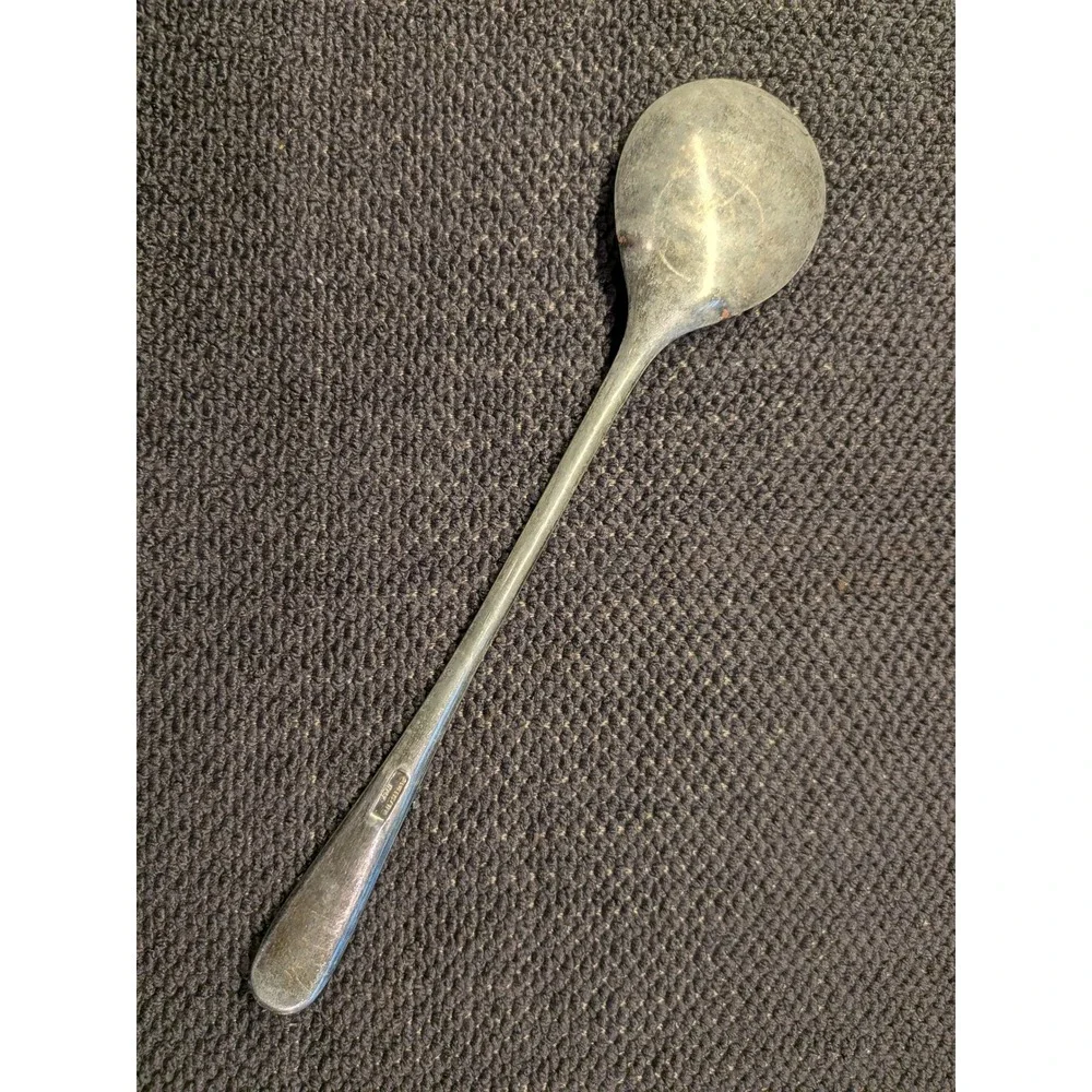 Vintage Silverplated Italian Spoon Mid-Century Bar Flatware